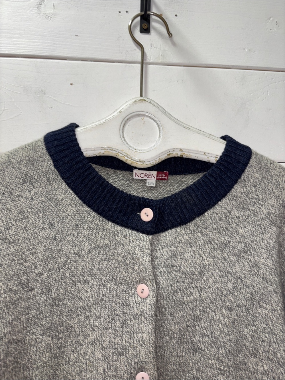 Noren Vintage Nordic Lambswool Cardigan – Women’s L - Picture 4 of 12